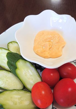 野菜に♪味噌チーズディップ-レシピのメイン写真
