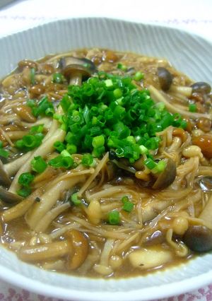 きのこたっぷり♪とろーりなめたけ風炒め-レシピのメイン写真