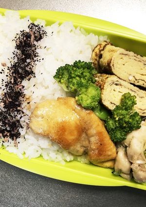 旦那弁当136♥鶏胸肉の照り焼き弁当!-レシピのメイン写真