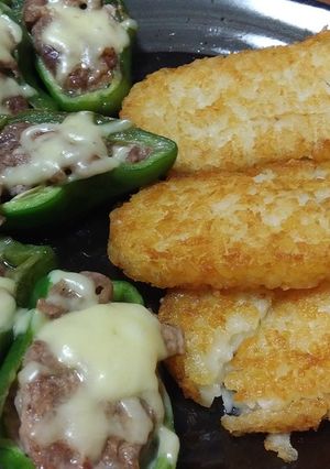 ピーマンの簡単肉詰め♪-レシピのメイン写真