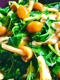 モロヘイヤとなめこの簡単和え物-レシピのメイン写真