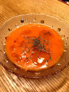 トマトの冷製スープ/ガスパチョ-レシピのメイン写真