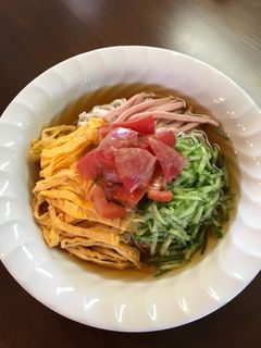 簡単!サラダそうめん-レシピのメイン写真