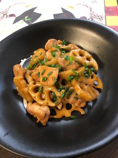 鶏もも肉とれんこんの照り焼き-レシピのメイン写真
