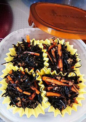 ♪鶏ひき肉とひじきの炒め煮♪-レシピのメイン写真