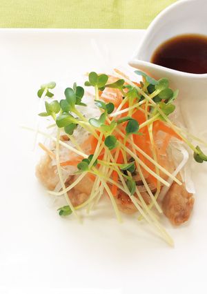 若鶏の甘酢かけ（透析食）-レシピのメイン写真