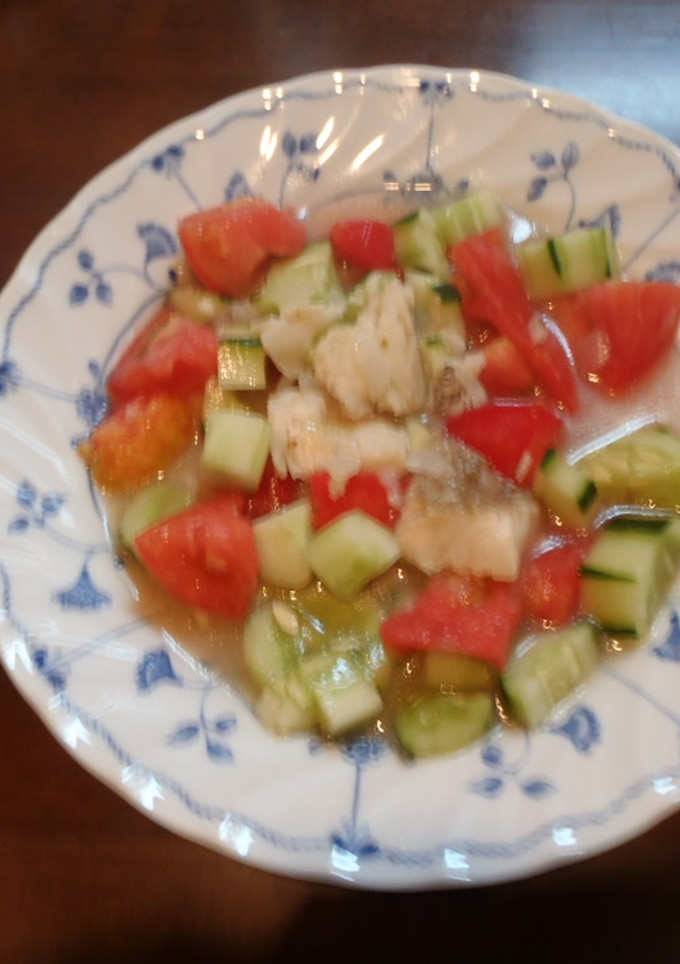 冷たい夏野菜スープ・煮込みなしで簡単！-レシピのメイン写真