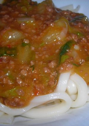 パパッと！ジャージャー風うどん-レシピのメイン写真