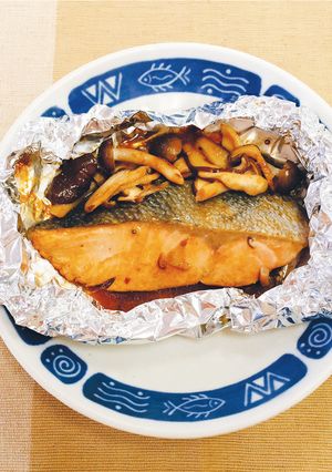 鮭のホイル焼き(透析食)-レシピのメイン写真
