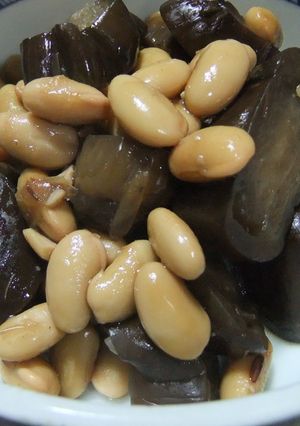 けだし茄子と大豆の合せ煮-レシピのメイン写真