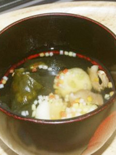 すましたシイタケ~白玉豆腐だんご入り~-レシピのメイン写真