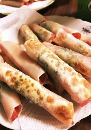 おつまみに♡くるくるチーズスティック♡-レシピのメイン写真
