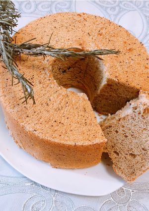 +お店のみたいなほうじ茶シフォンケーキ+-レシピのメイン写真