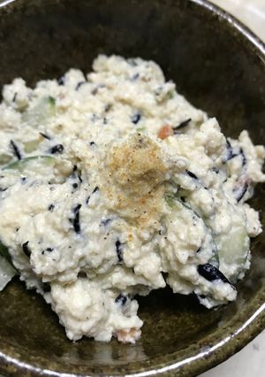 簡単美味しい！ひじきの煮物で本格白和え-レシピのメイン写真