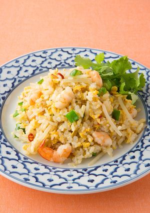 粒こんにゃく入りエスニックチャーハン-レシピのメイン写真