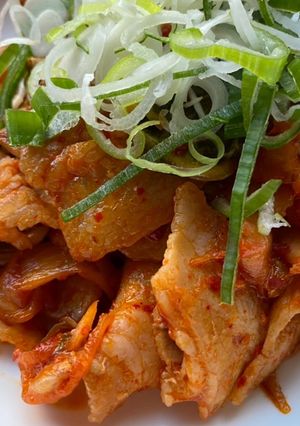 簡単激ウマ☆ご飯に合いすぎる豚キムチ-レシピのメイン写真