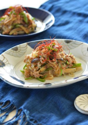 【糖尿病に】夏野菜の麻婆しらたき-レシピのメイン写真