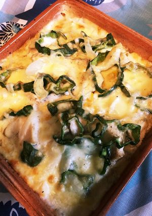 サラダチキンのちょいヘルシーグラタン-レシピのメイン写真