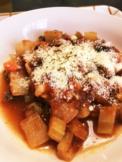 電子レンジ圧力鍋で夏野菜のトマト煮込み-レシピのメイン写真