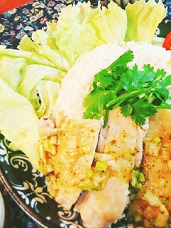 炊飯器で簡単カオマンガイ♪(海南鶏飯)-レシピのメイン写真