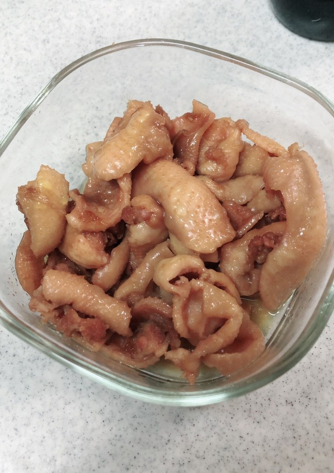 お酒のおつまみ★鶏皮煮-レシピのメイン写真