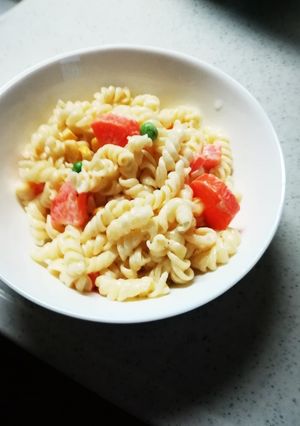 基本ソースとレンジでマカロニサラダ-レシピのメイン写真
