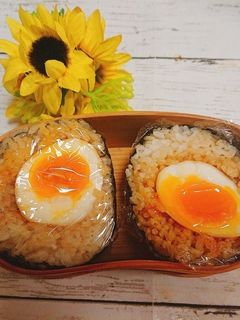 爆弾おにぎり★味玉入り-レシピのメイン写真