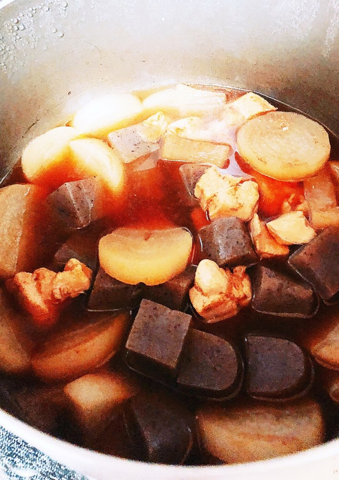 【だしつゆで！】鶏肉と大根の簡単煮物-レシピのメイン写真