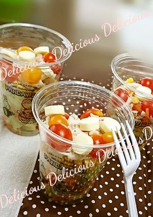見た目もキュート♡カップサラダ♪-レシピのメイン写真