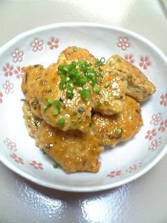 ふ~んわり♪鶏つくねの照り焼き-レシピのメイン写真