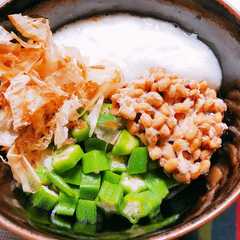 夏のネバネバこんにゃくうどん-レシピのメイン写真