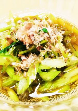 夏ですんでねvol.2セロリのおひたし！-レシピのメイン写真