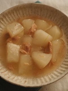 ツナと冬瓜の煮物-レシピのメイン写真