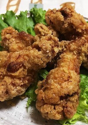 新潟の鶏手羽元唐揚げ♡ガーリックカレー味-レシピのメイン写真