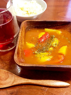 夏野菜のトマトスープカレー風味-レシピのメイン写真