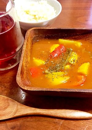 夏野菜のトマトスープカレー風味-レシピのメイン写真
