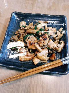 大葉香る♥鶏肉のバターポン酢炒め-レシピのメイン写真