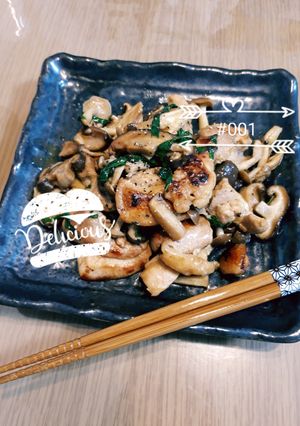 大葉香る♥鶏肉のバターポン酢炒め-レシピのメイン写真