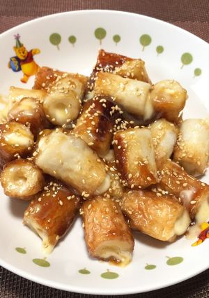 ちくわのチーズ照り焼き!(^^)!-レシピのメイン写真