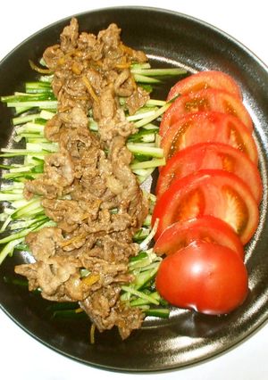牛肉しぐれ煮♪簡単牛肉サラダ-レシピのメイン写真