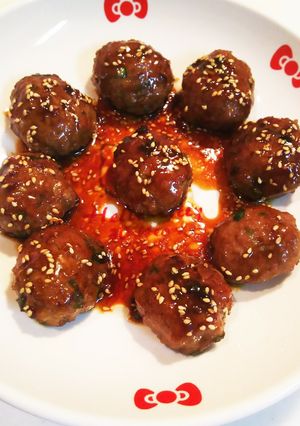 簡単★コーラで甘辛つくね-レシピのメイン写真