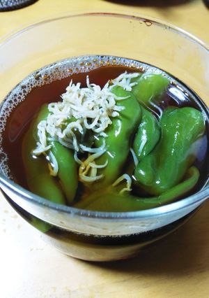 冷たい！ピーマンとじゃこの煮物-レシピのメイン写真
