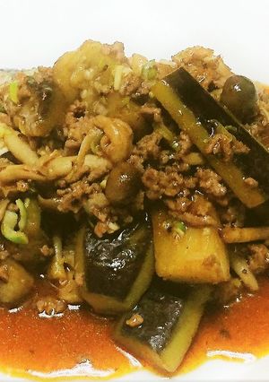 ラー油で作るとろけるナスの麻婆茄子-レシピのメイン写真