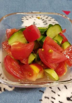 トマト&きゅうり。好きな時に食べれる~-レシピのメイン写真