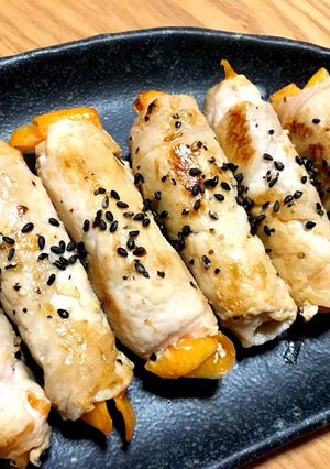 にんじんの塩麹豚巻き-レシピのメイン写真