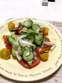 夏にさっぱり魚介のマリネ-レシピのメイン写真