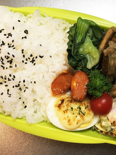 旦那弁当137♥ポークチャップ弁当!-レシピのメイン写真