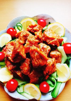 マグロのアラ！おいしい唐揚げ-レシピのメイン写真