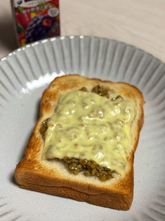 大葉香る納豆トースト-レシピのメイン写真
