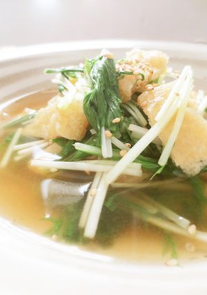 サッと一品！みず菜の煮びたし-レシピのメイン写真